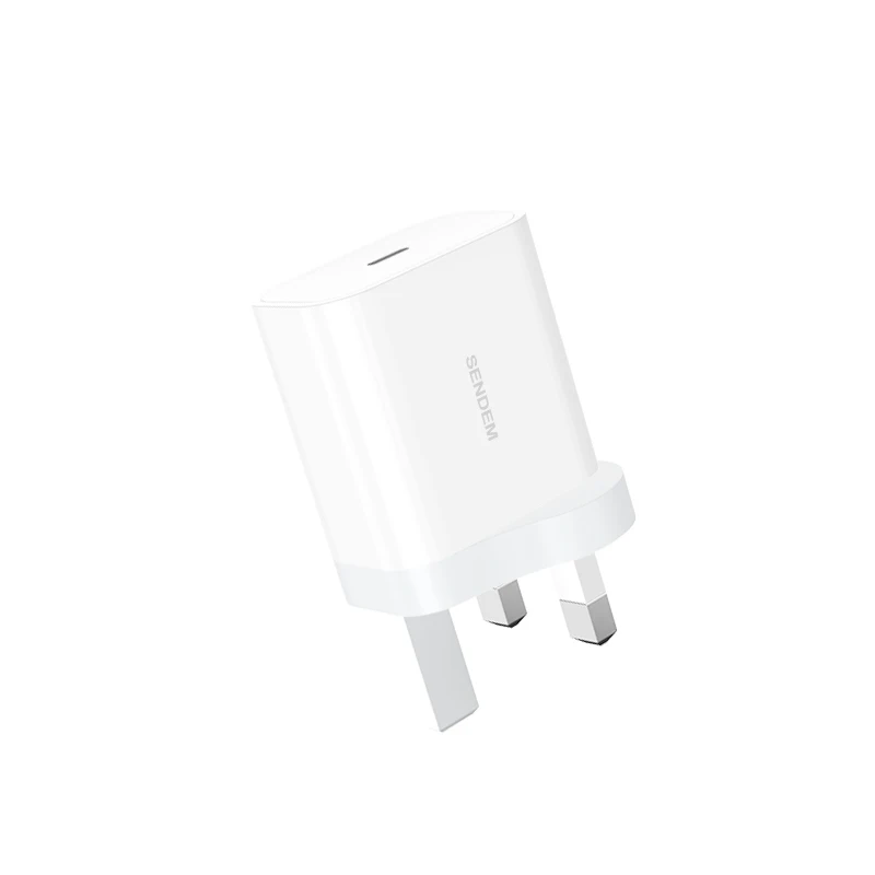 2021 Factory Price PD 20W UK Quick Charger For iPhone 11 Max Portable Mobile Phone Wall Charger