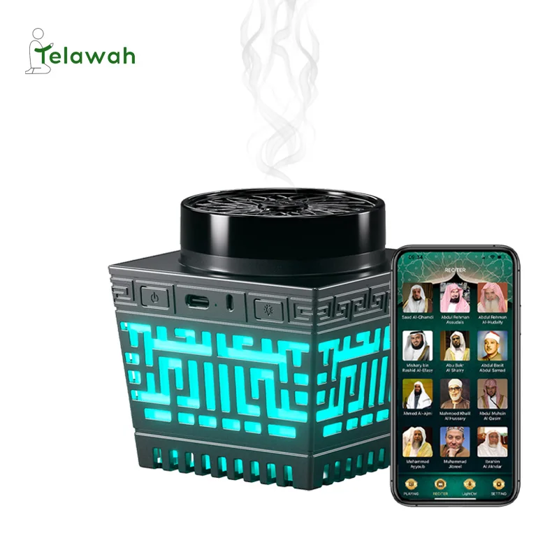 Hot Sale Mubkhar Bukhoor Car Incense Burner Electric Arabia Ramadan Cense Prayer Incense Burner for Home Decoration