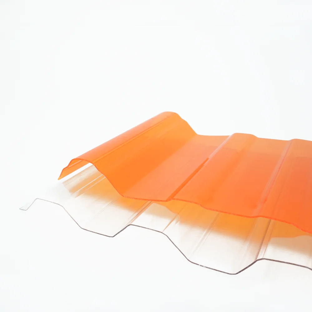 High Strength Flexible Hard Transparent Roofing Plastic Polycarbonate Panels Corrugated Polycarbonate Sheet