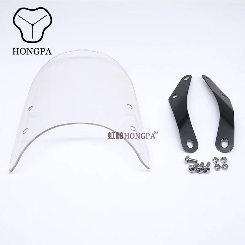 Motorcycle windshield wind deflectors windshield for Triumph Bonneville SE T100 T120 2001-2017 Thruxton 900 R 2003-2015
