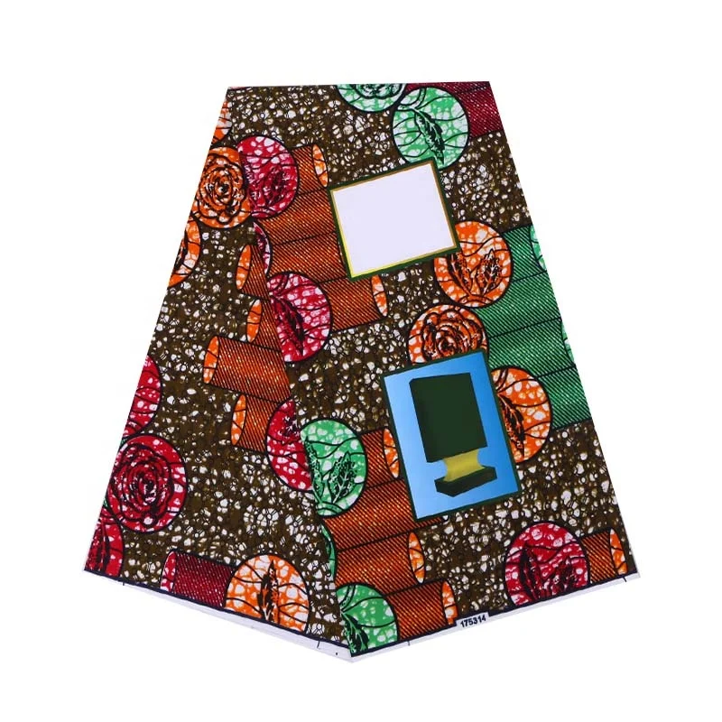  African Amorous Feeling Good Quality Wax Print Fabric Renewable Source 140GSM South Africa