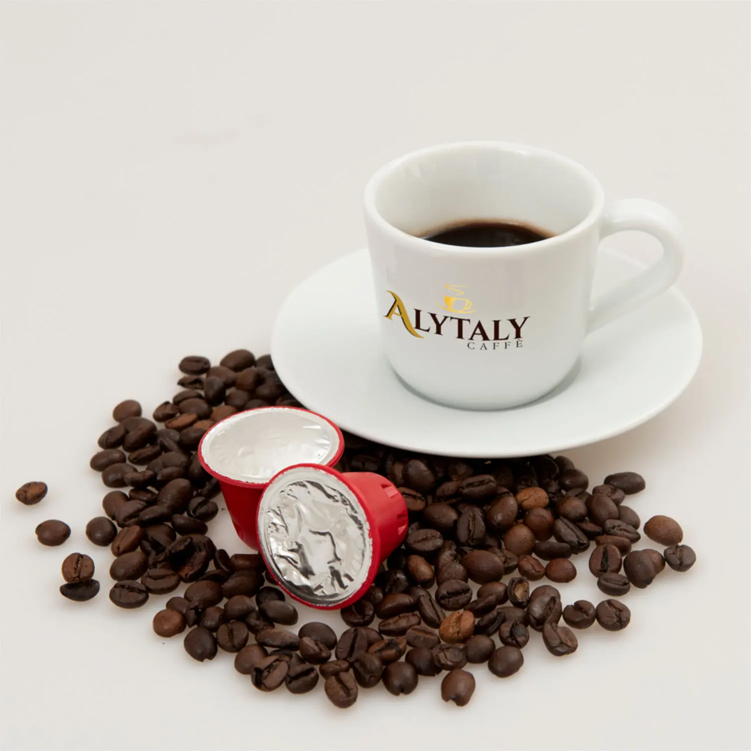 Box 50 Capsules Espresso Intense - Capsule Nespresso Compatible - Intense and Balanced Aroma - Italian Coffee