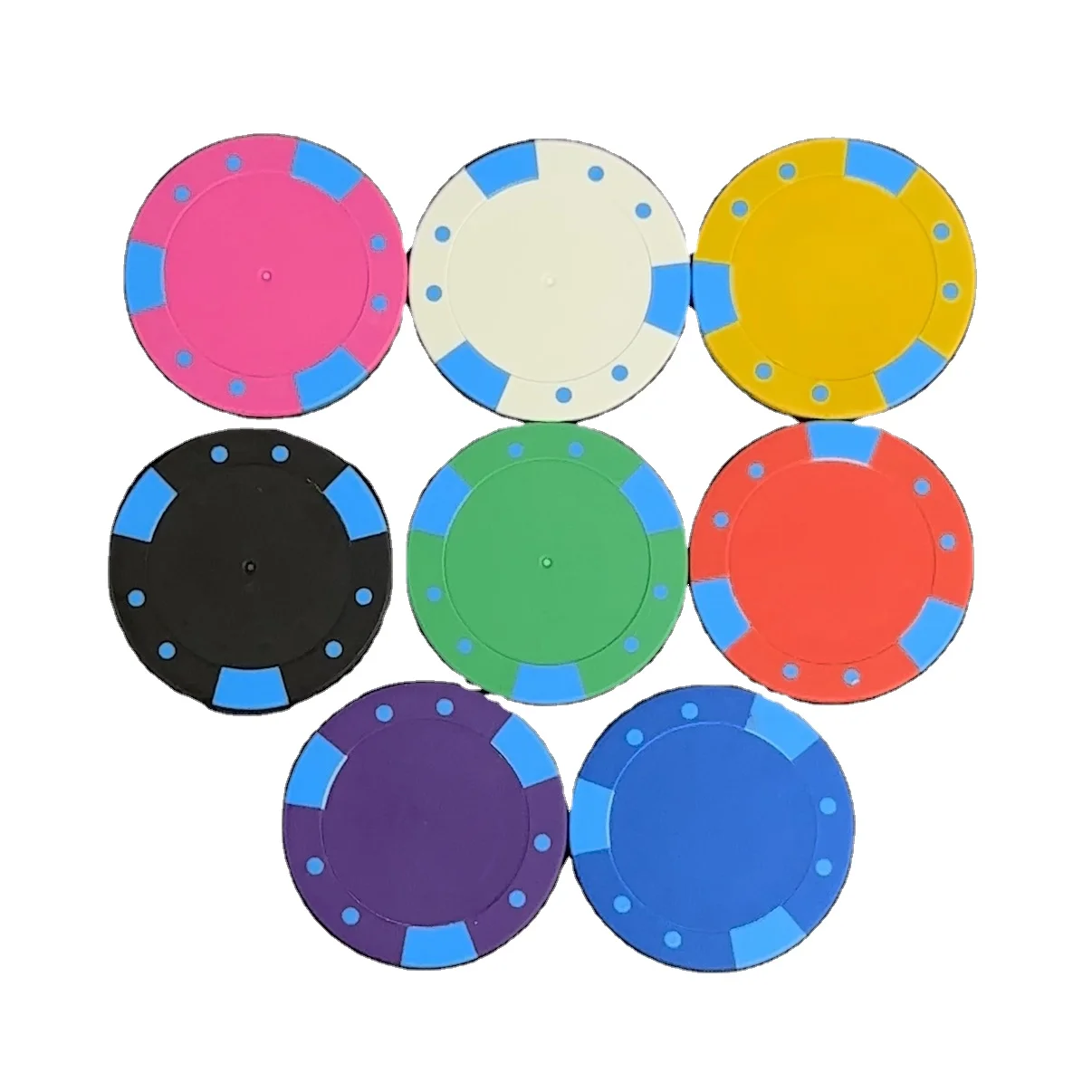 Advanced customization 11.5g Dice ABS Poker Chips For Casino