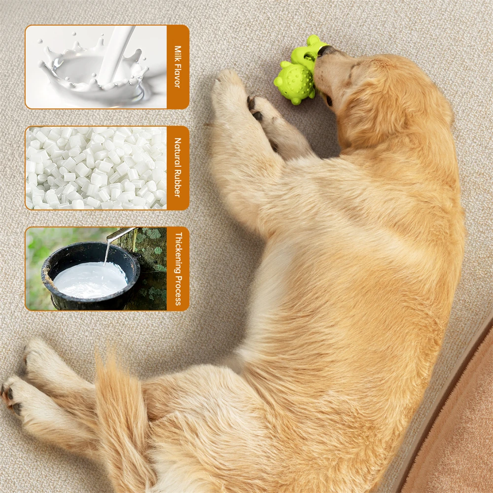 Ifurffy Natural Rubber Dog Chew Toy New Arrival Multi-colored Monkey Shaped Dogs Pet Chew Toys with Best Quality