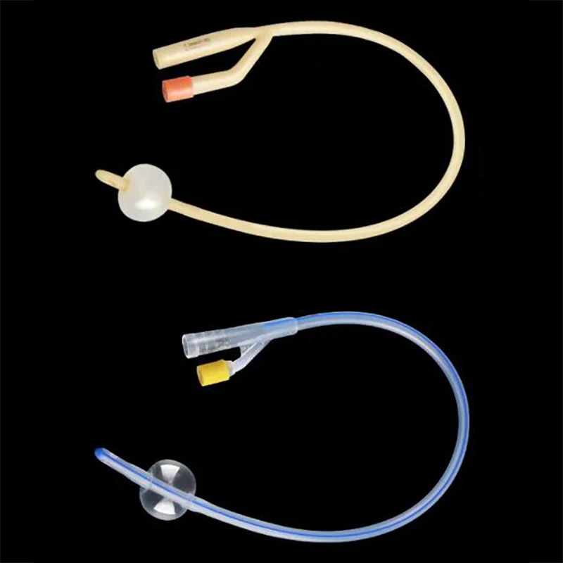 Power Flower Medical CE Approved Latex Silicon 8Fr 10Fr 12Fr 14Fr 16Fr 18Fr 20Fr 22Fr 24Fr Disposable Urine Catheter