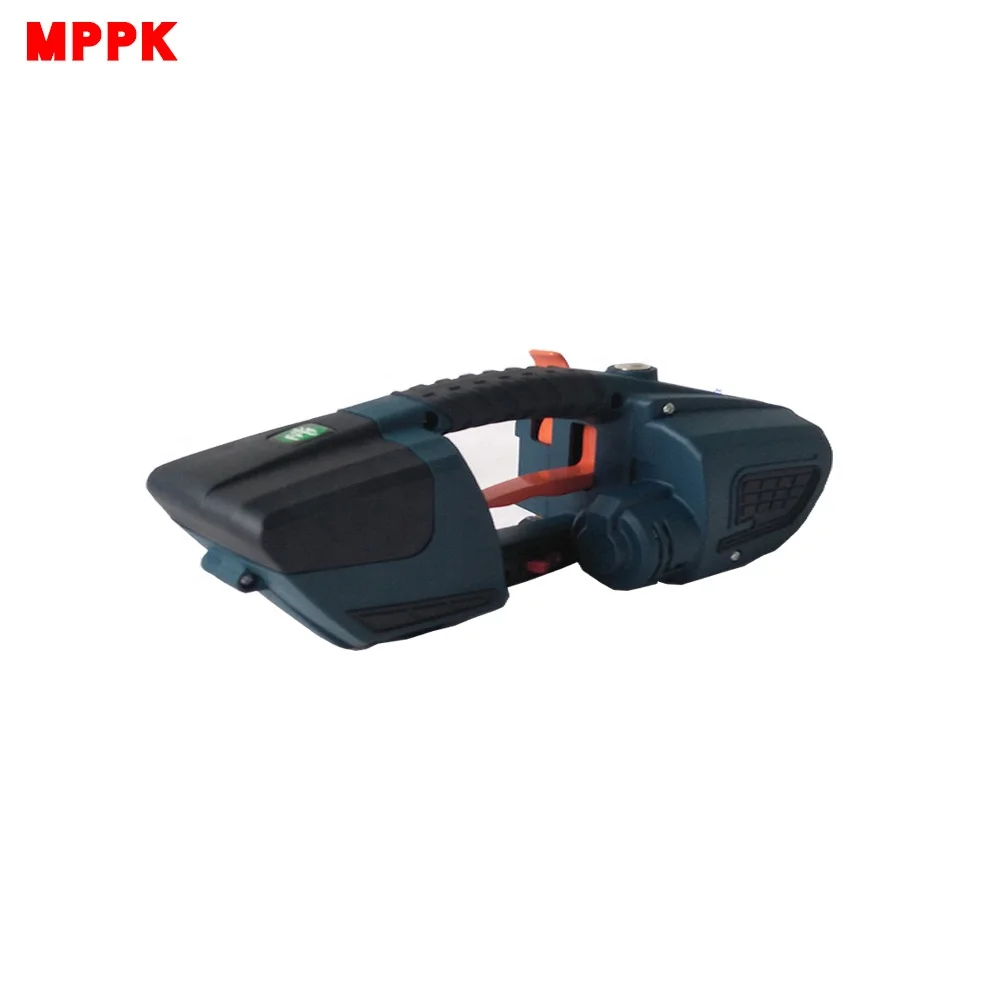 Battery Powered PET PP strapping machine auto handheld JDC13/16 2 batteries