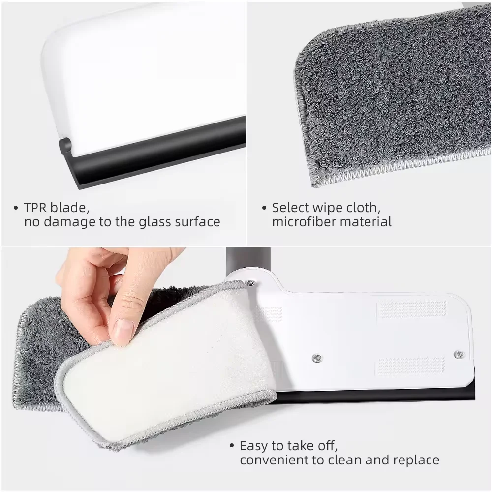 Factory Wholesale Wiper Blade Rubber Refill With Steel  Hand Held Wiper Blade Window Squeegee