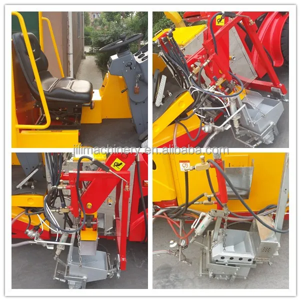 Hot melt small automatic driving type hofmann road marking systems machinery for road traffic marking paint