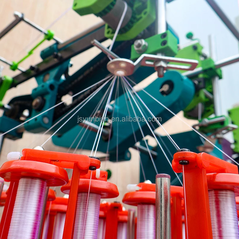 Jewelry rope making machine Yunbian (90-8-8) 8 spindle 8 head high speed rope braiding machine nylon rope