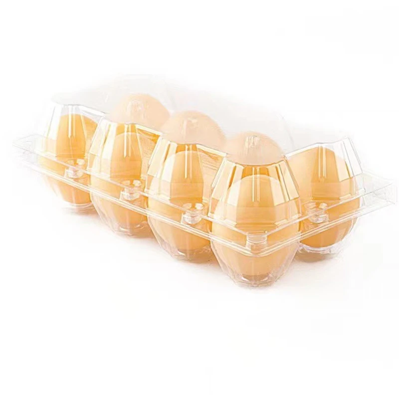 Empty Transparent Disposable Plastic Egg Packaging Box With 4/6/8/10/12 Holes DIY Home Decor