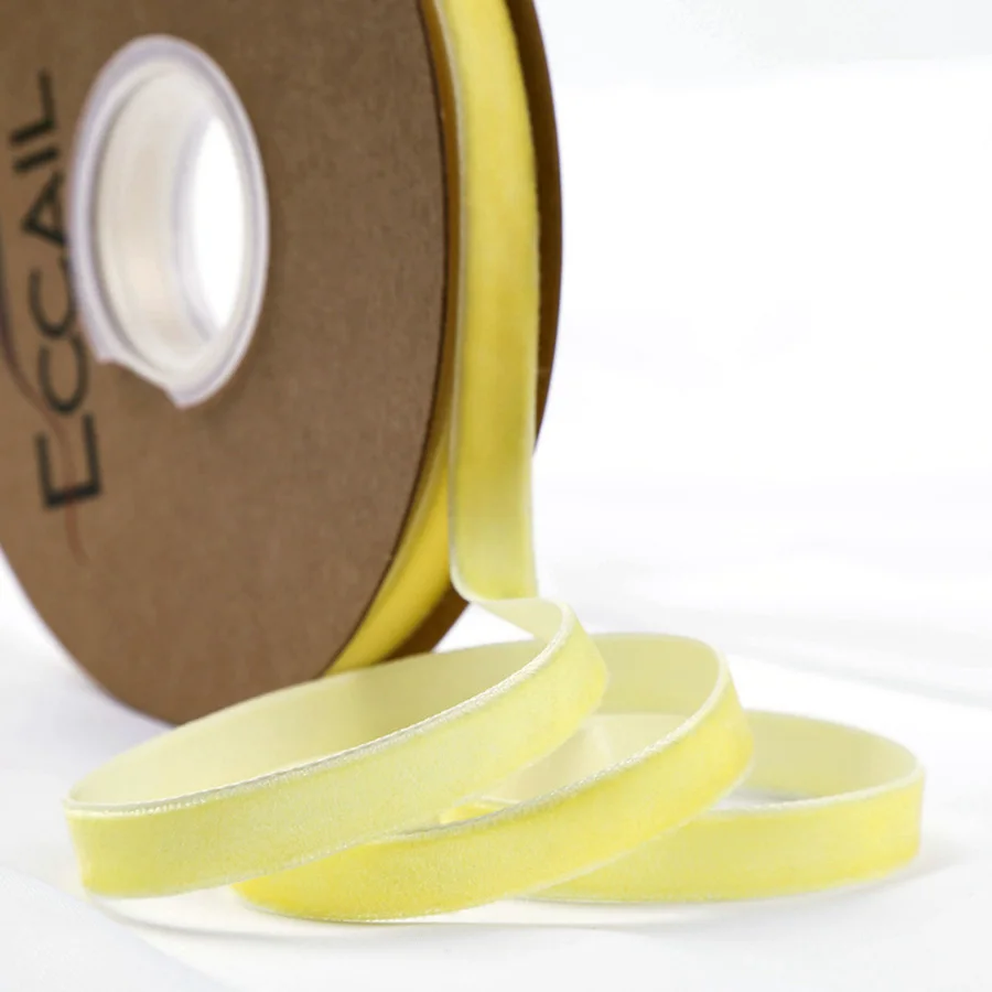 COOMAMUU Velvet Decorative Ribbons 10mm  20yards/roll Solid Ribbon DIY Headband Bows DIY Shoes Tape Hat Sewing Supplier