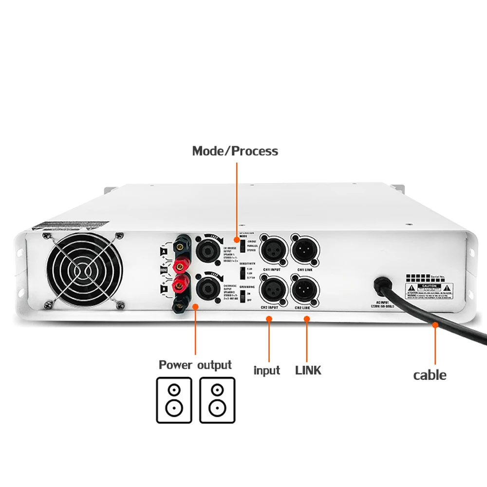 XP3250 Professional High Quality Class H Amp DJ Stage Performance 850W*2 High Power Amplifier