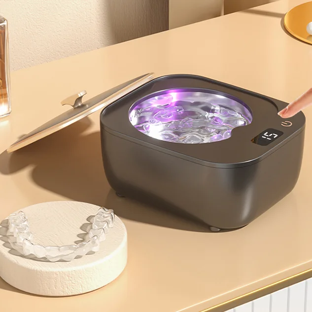 Wholesale Customized Dental Machine Cleaner Denture jewelry Ultrasonic Retainer Cleaner with UV lighting