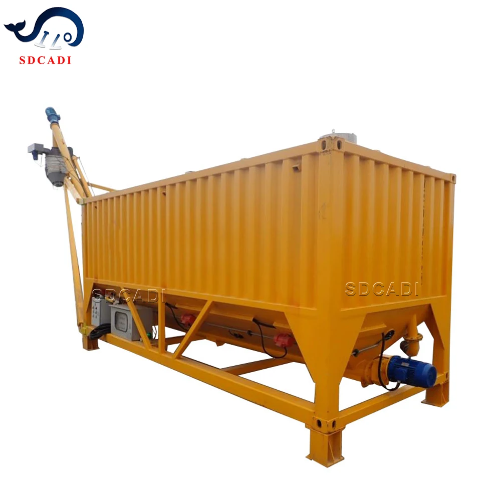 SDCAD Brand China Good Quality factory supply 80 Ton horizontal cement silo