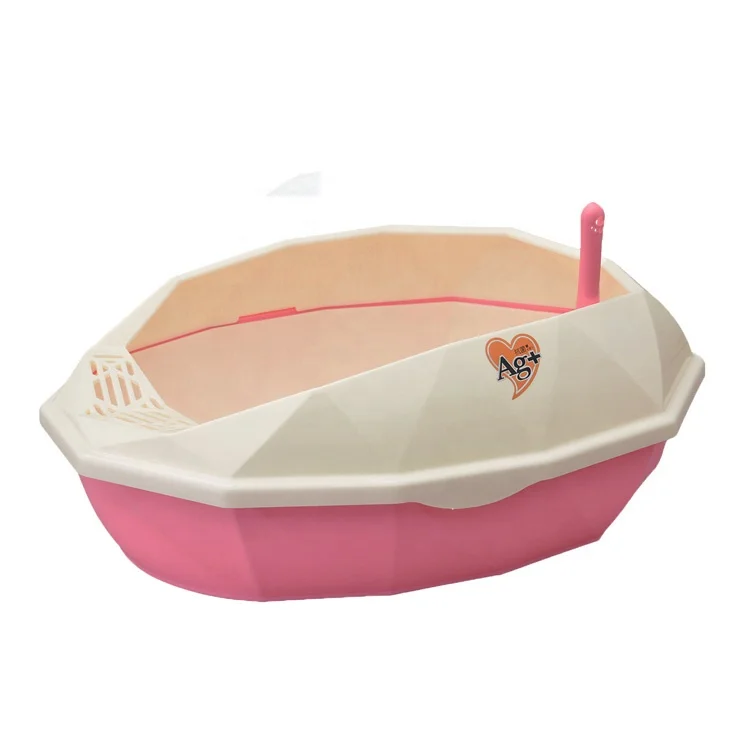 
Pet Clean Up Products Plastic Large Space Training Self Cleaning Cat Toilet Cat Litter Box Cat Automatic Toilet 