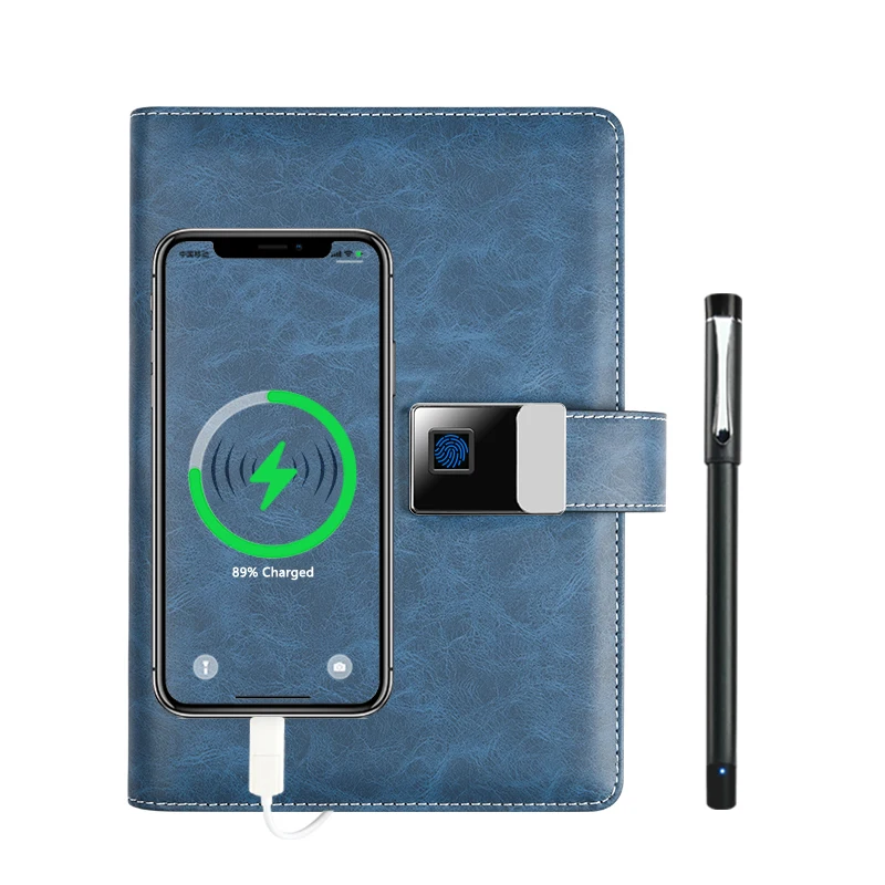 Mobile Power Notepad Digital Handwriting Note Book Sync Smart Writing Set A5 Notebook Leather Notebook With APP Software
