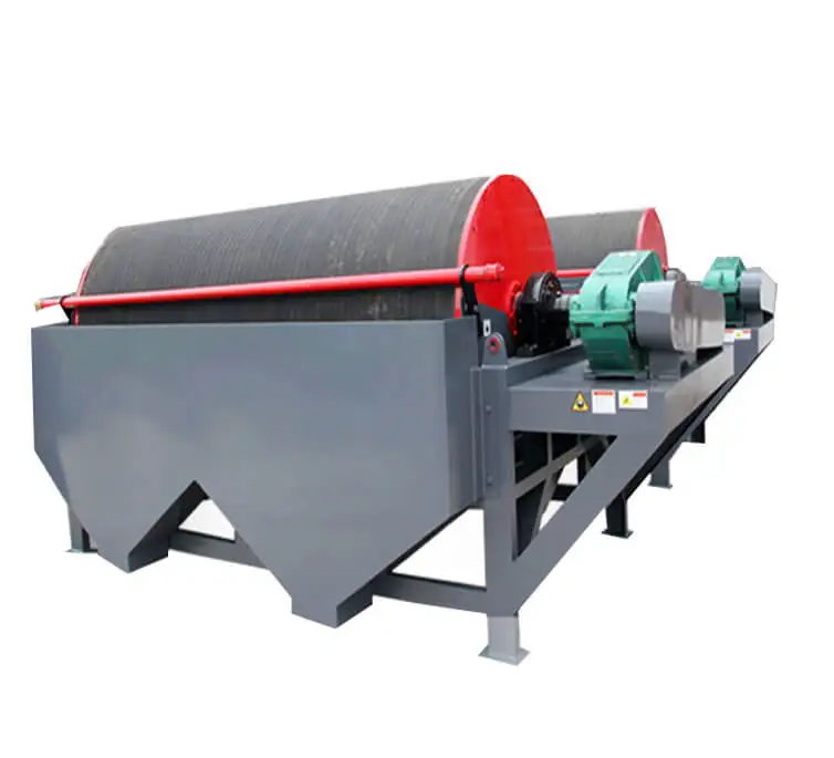 Automatic Mineral Zhengzhou Iron Ore Gravity Belt Iron Mine Mining Gold Magnetic Concentration Magnetic Separator Machine