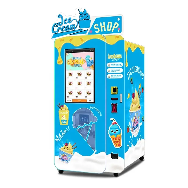 2024 New Trend Best Price Philippines Filling Frozen Yogurt Automatic Ice Cream Machine For Summer Business
