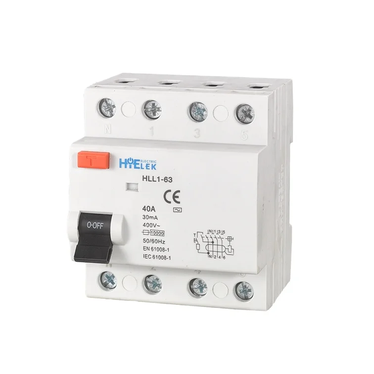 Residual Current Circuit Breaker type A RCCB 40 Amps 100 Amps type A RCD