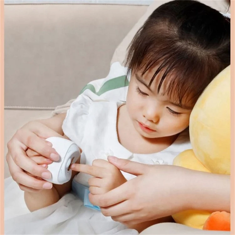 Rechargeable Nail Cutting Scissors  manicure Tool Child Infant Finger Cutter  Scissors Automatic Electric Nail Clipper for Baby