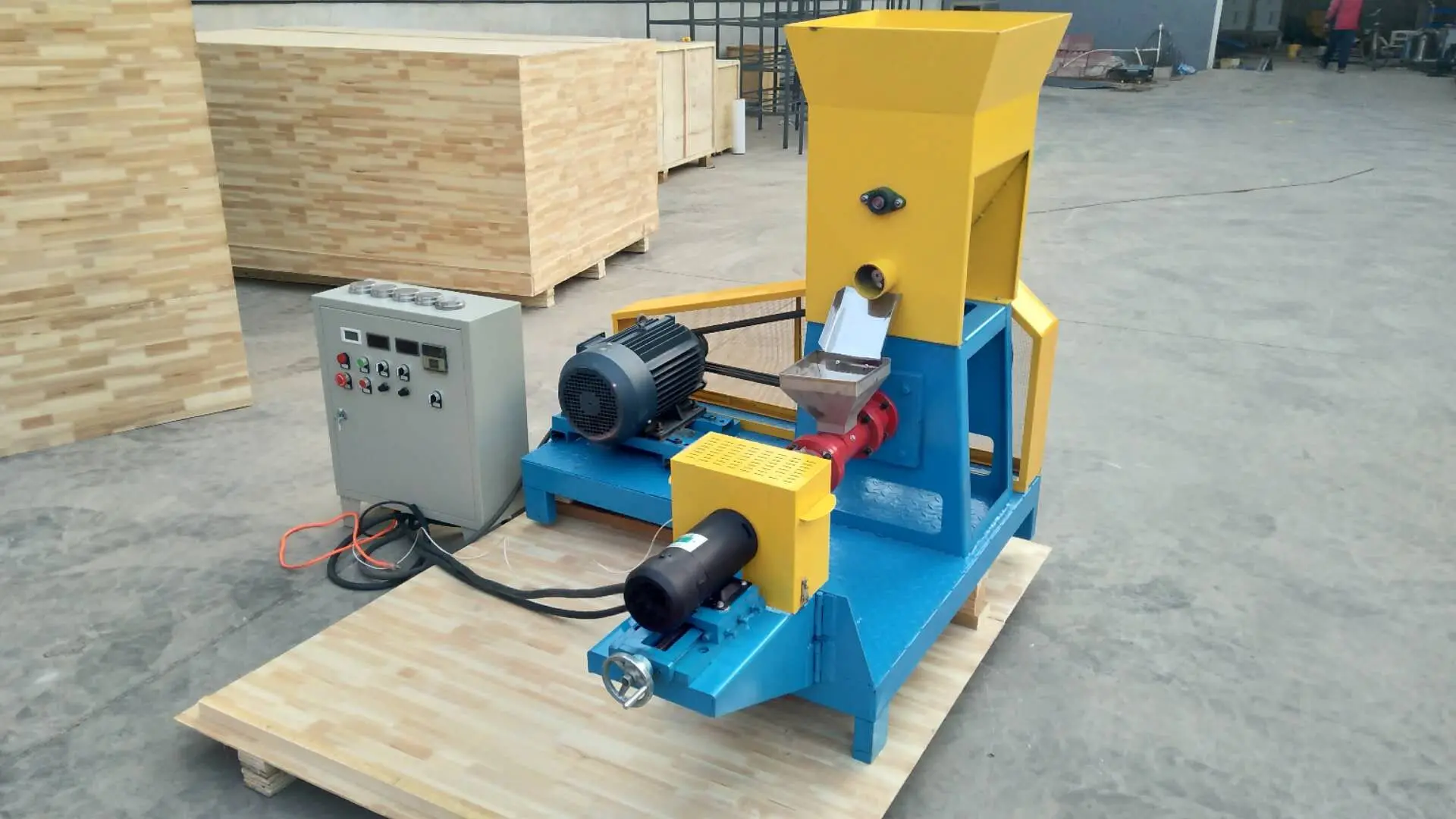 Small floating Fish Feed Pellet Mill Making Extruder Machine in Nigeria / mini fish food granulator extruder