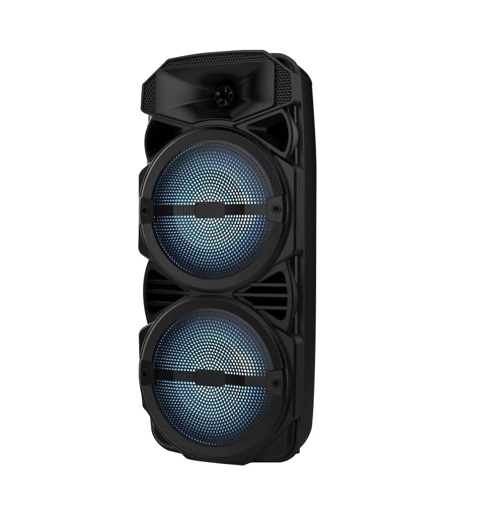 Factory price 8803 double 8 inch BT speaker with microphone model base speaker home sound box