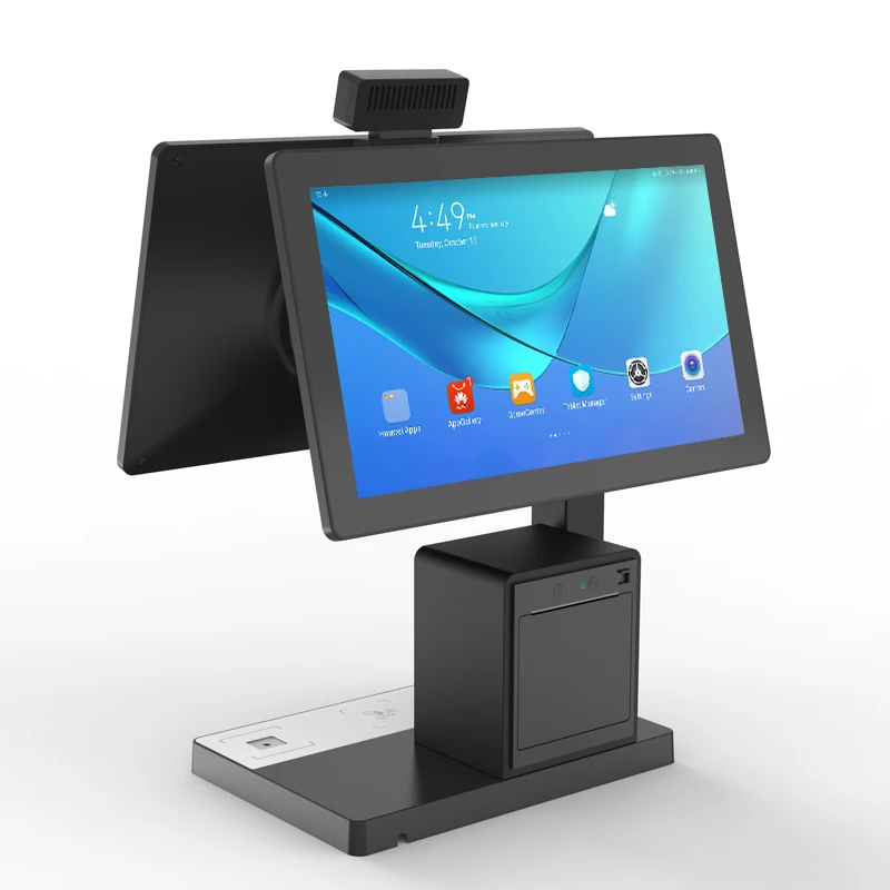 15.6 pos monitor 15.6 inch pos touch screen monitor 15.6 inch metal case all in one pos with supermarket