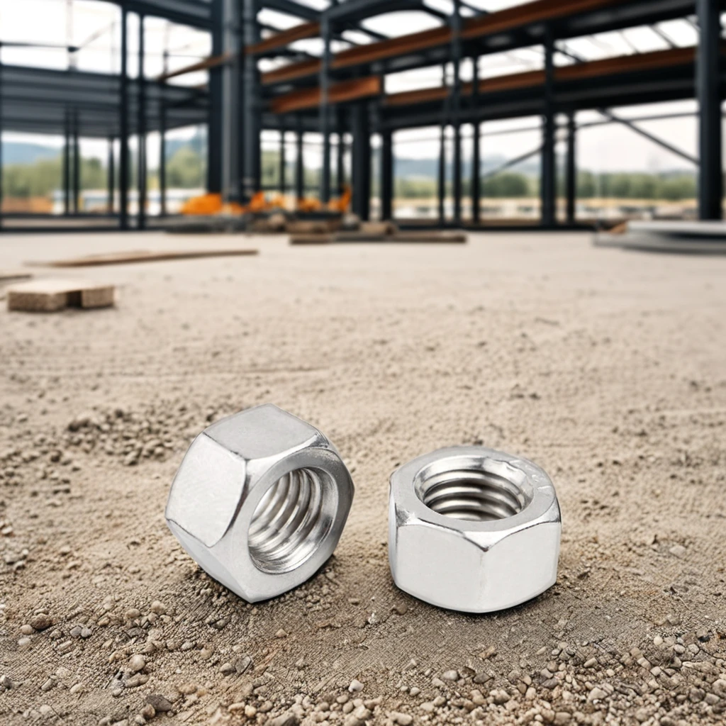 K Hoe Sells High Quality Steel Flat Washers M6 M8 M12 Hex Bolts Nuts Zinc/Plain/Plated Finish for Industrial Use