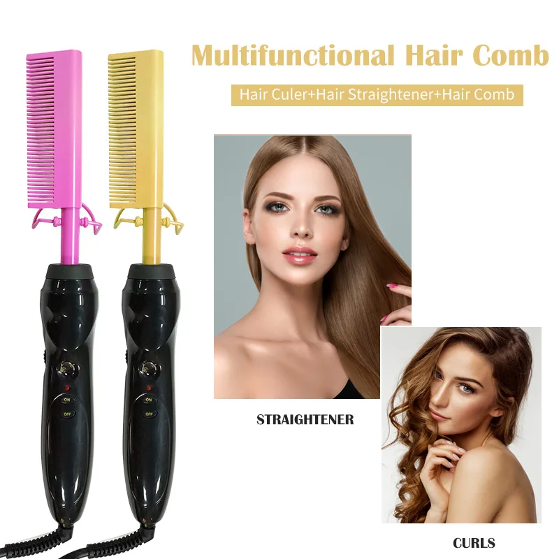 
Wholesale private label copper electric hot comb 500 degrees ,hair straightener bling hot combs,custom logo hot comb electric 
