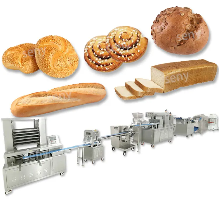 Automatic china commercial loaf toast baguette bread sticks making machine line price for sale
