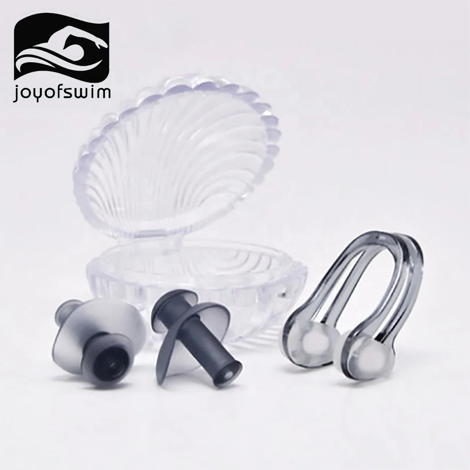 Amazon sells high able to float lighthearted Silicone free diving swimming nose clips 3 layer earplugs surf ear plugs