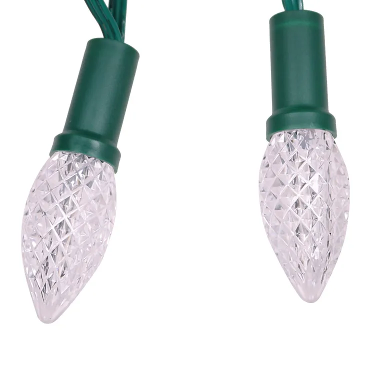 Assurance C9 12V Outdoor Smart Pixel ws2811 Chasing Rgb Ip67 Led Christmas Lights outdoor led christmas lights