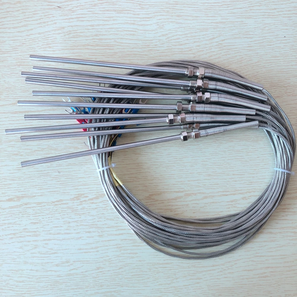 Class A/B M8 screw pt100 RTD temperature sensor probe 3 wires