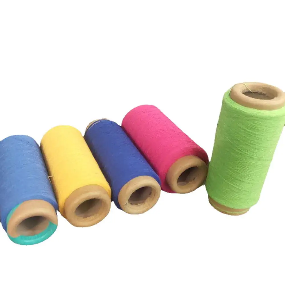 Оптовая продажа, Органическая Кардная хлопчатобумажная пряжа, прядильная переработанная хлопчатобумажная пряжа, тканые носки, полотенце, хлопчатобумажная пряжа