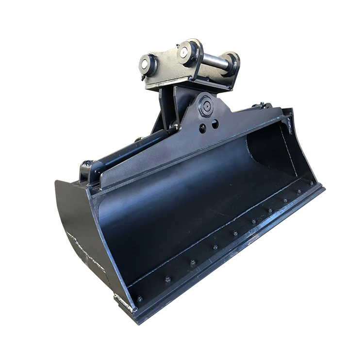 RSBM Manufacturer Factory Customized ear plate 1200mm Excavator long arm tilt clean-up bucket