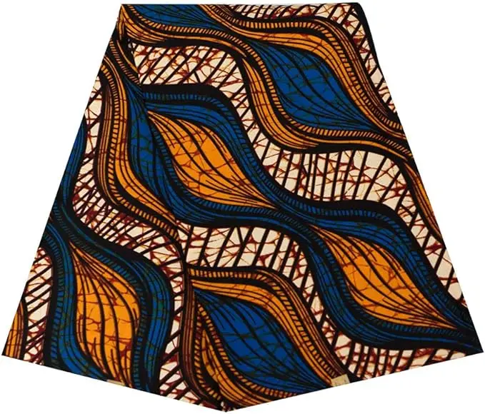 Wholesale African Wax Print Fabric Clothing Textile Material African Ankara 6 Yards Wax Prints Fabric
