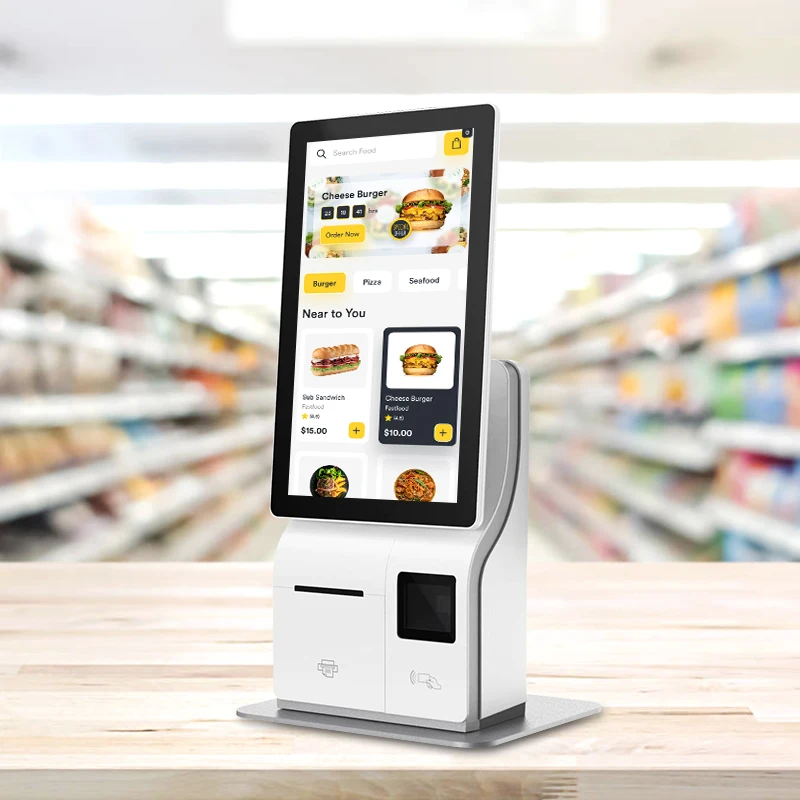 Totem Fast Food Check Out киоск Android и выигрывает автоматический киоск-сервис оплаты самообслуживания