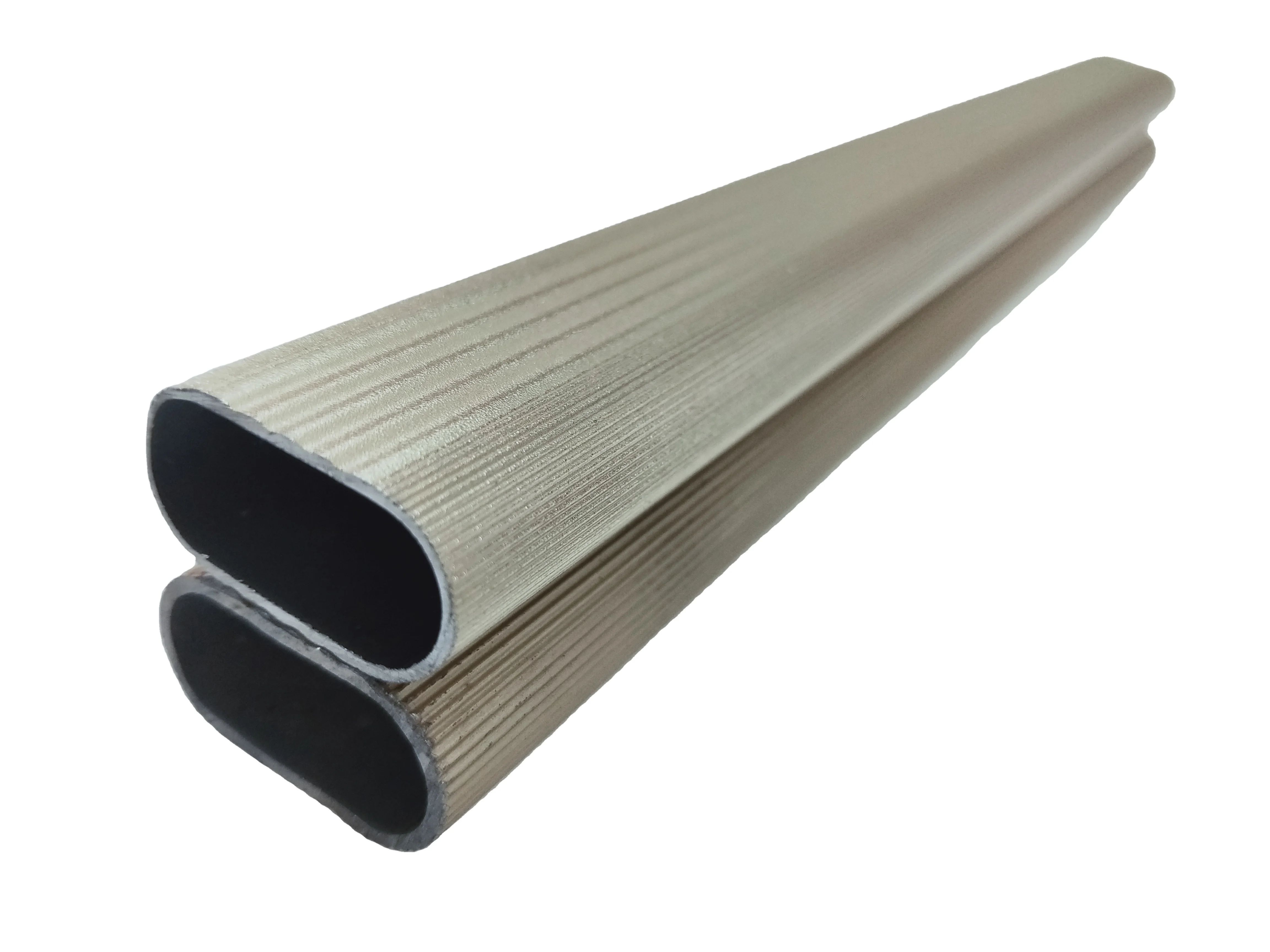 Aluminium Wardrobe Clothes Hanger Beam-Extrusion Aluminium Oval Tube Profile
