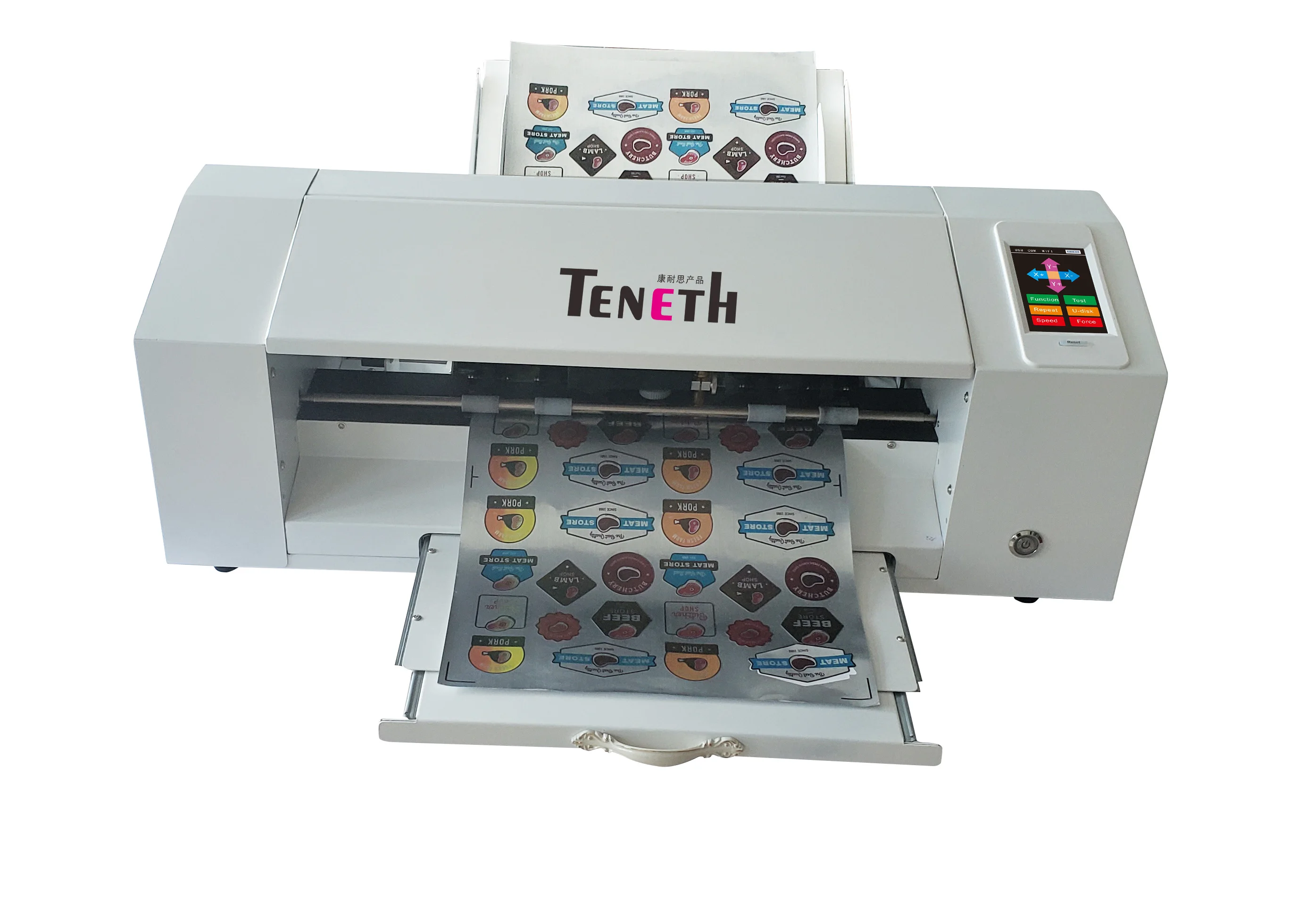2019 New Model Digital Die Sheet Cutter/ Faster Cutting Speed Servo Motor Cutting Machine/ Teneth Sheet Cutter