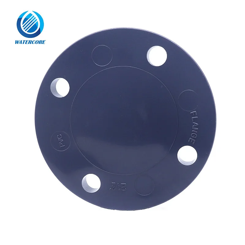 High Quality ASTM Standard PVC Pipe and Fittings 1/2-12 inch Sch80 PVC PVC-U Plastic Blind Flange TS Flange