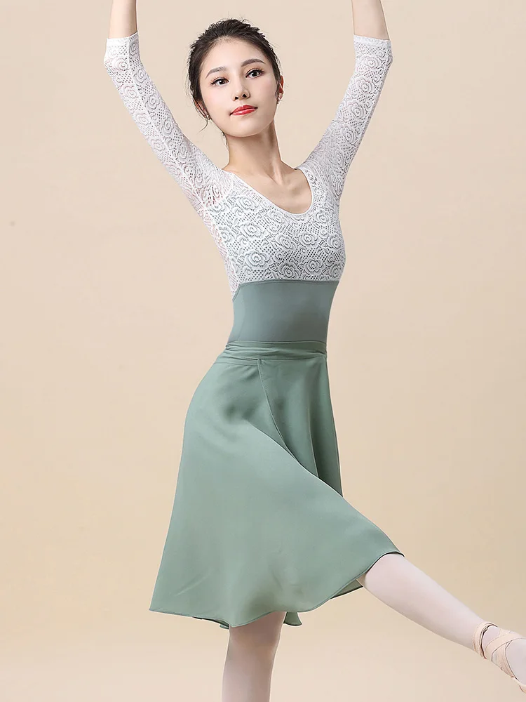 High Quality Customized Long Sleeve Ballet Leotards for Women & Girls Cotton Gymnastic Tights for Dance Training