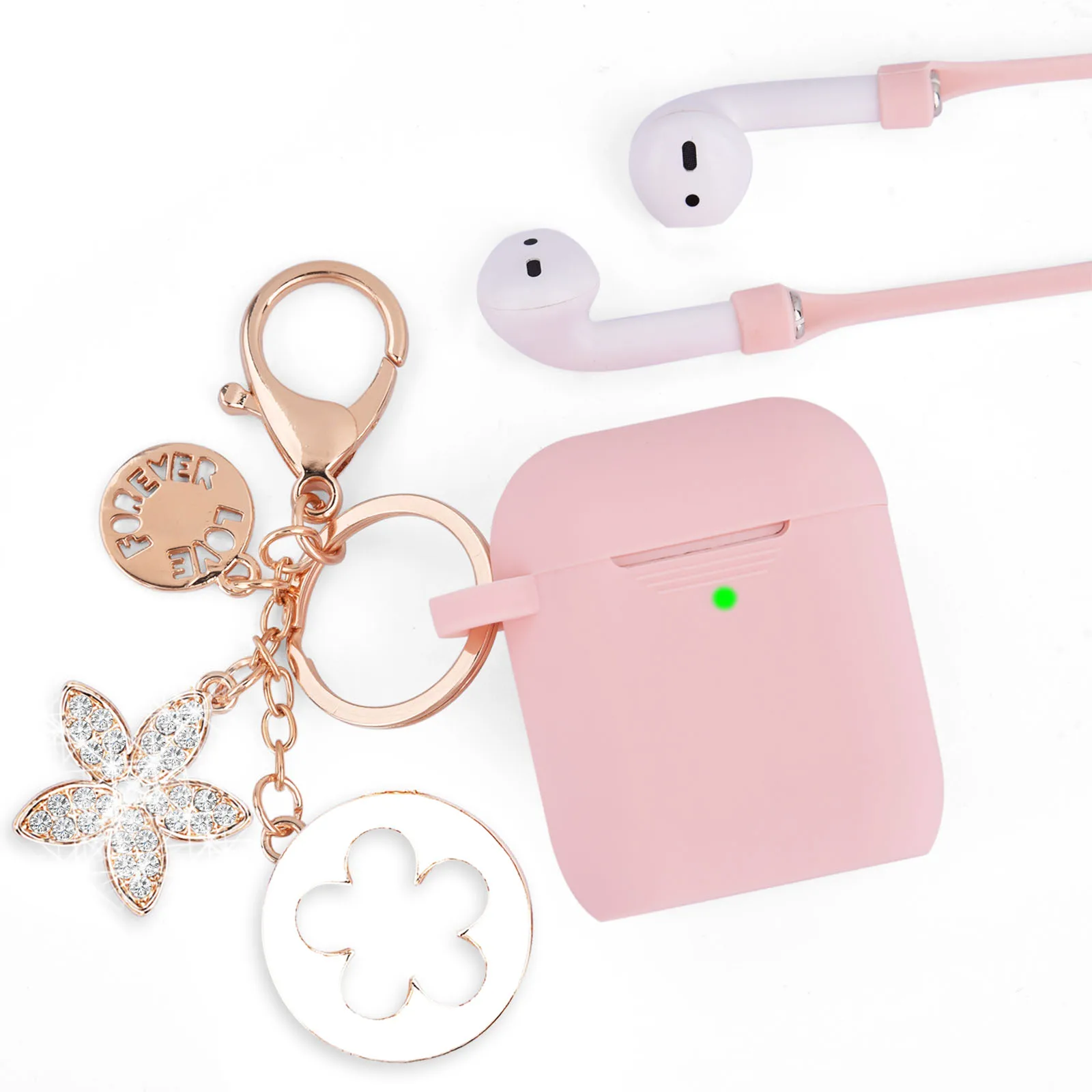 
 Чехол для Apple Airpod, лидер продаж, оптовая продажа, Мягкий Силиконовый противоударный защитный чехол с крючком, брелок для ключей, чехлы для Airpod 2021  