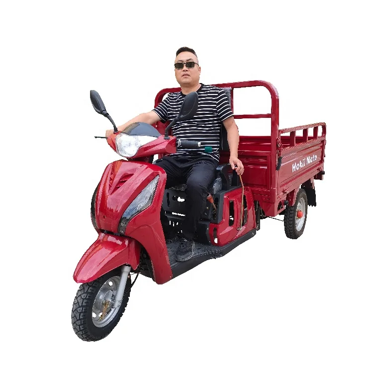 110cc Handicap Three Wheel Motorcycle Gas Powered Rusi Tricycle For The Elderly Tricycle Moto Reducteur