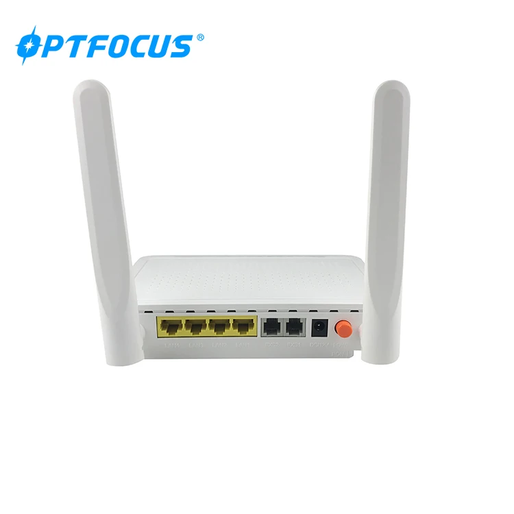 Оптовая продажа FTTH маршрутизатор 4GE 4GE + 2 горшки двойной частоты wi fi USB GPON XPON