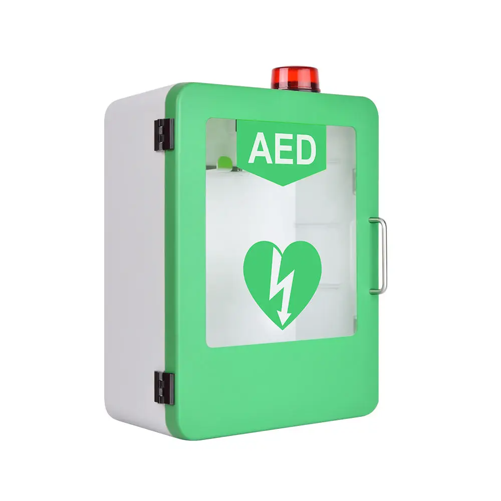 Fully stocked product Portable Aed Automated External Defibrillator machine With Aed Cabinet Outdoor Plastic Aed Cabinet box