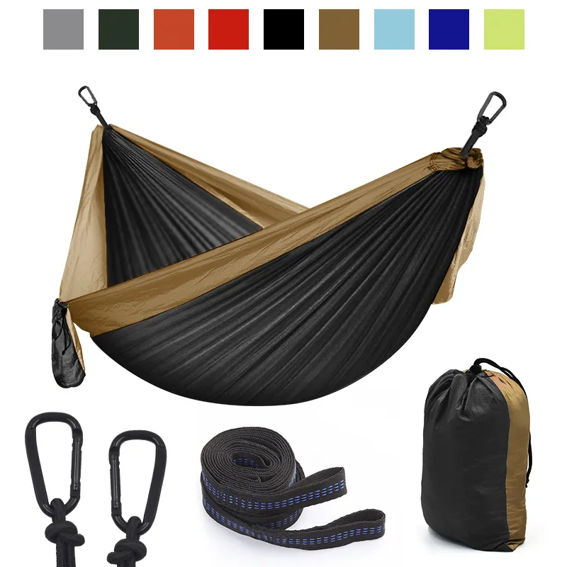 Color Block Nylon Factory Direct Sales Tent Hammock Outdoor 2 Man Tents Camping Outdoor Hammock Tent Outdoors