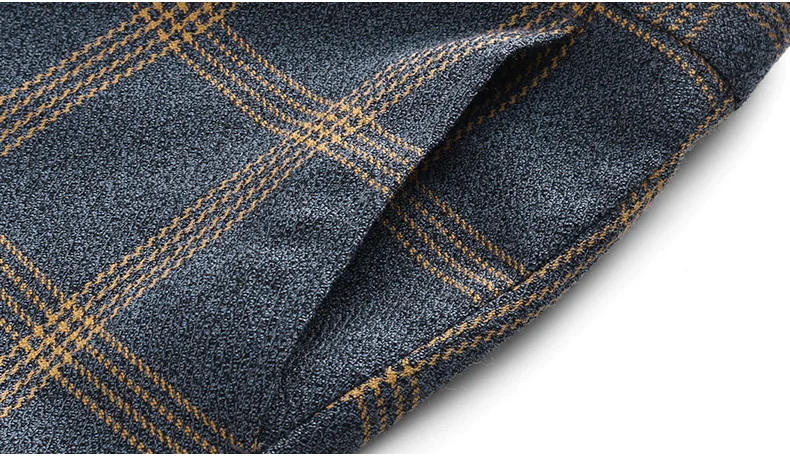 wholesale Business high quality 3 piece slim suits for men &amp blazer french plus plaid suit