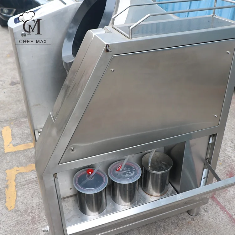 Chefmax Intelligent Multifunction Electric Automatic Stir Frying Cooking Auto Machine Drum