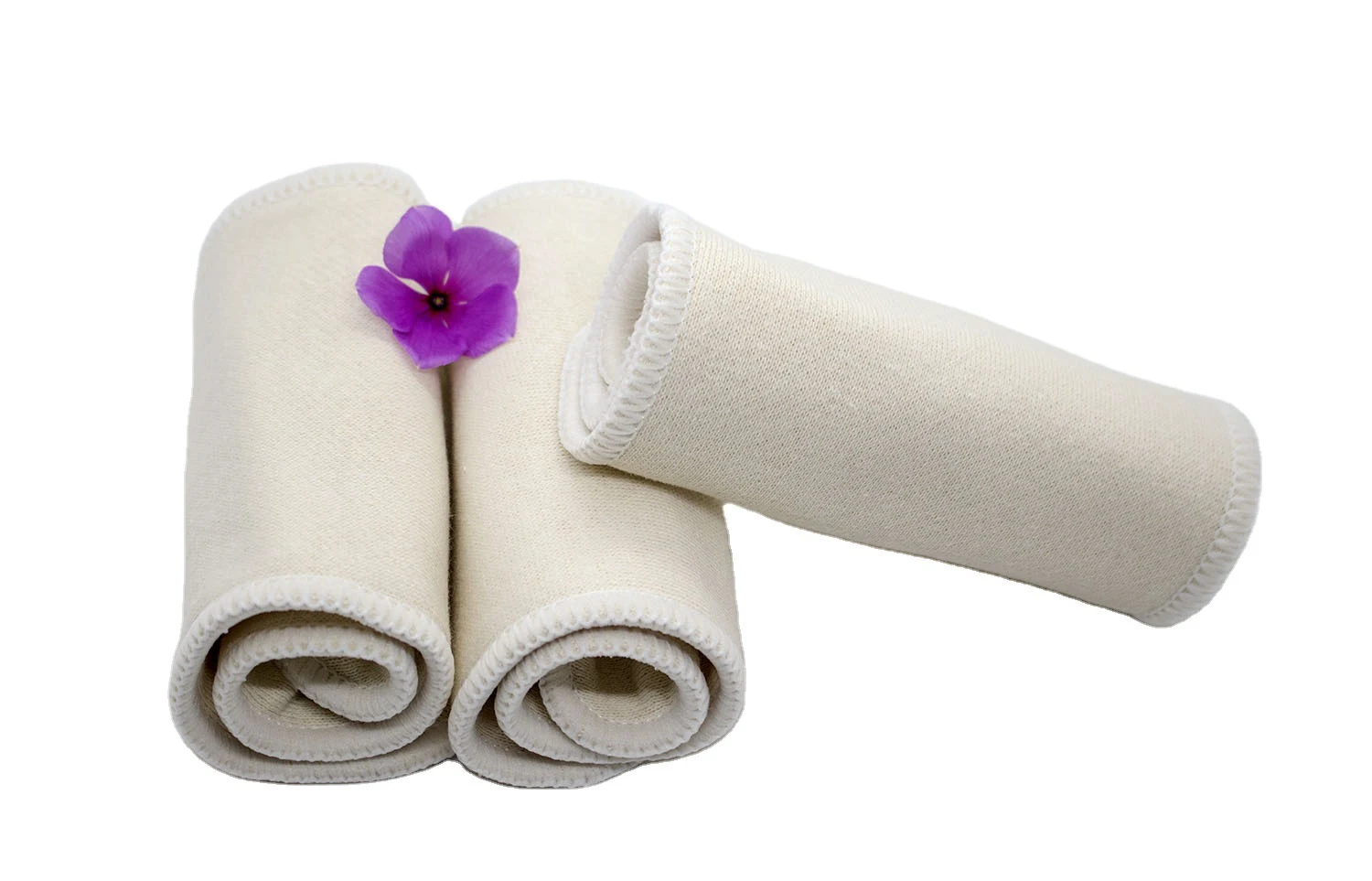 Sustainable anti-bacteria hemp diaper inserts absorbent hemp organic cotton nappy insert washable diaper booster doubler