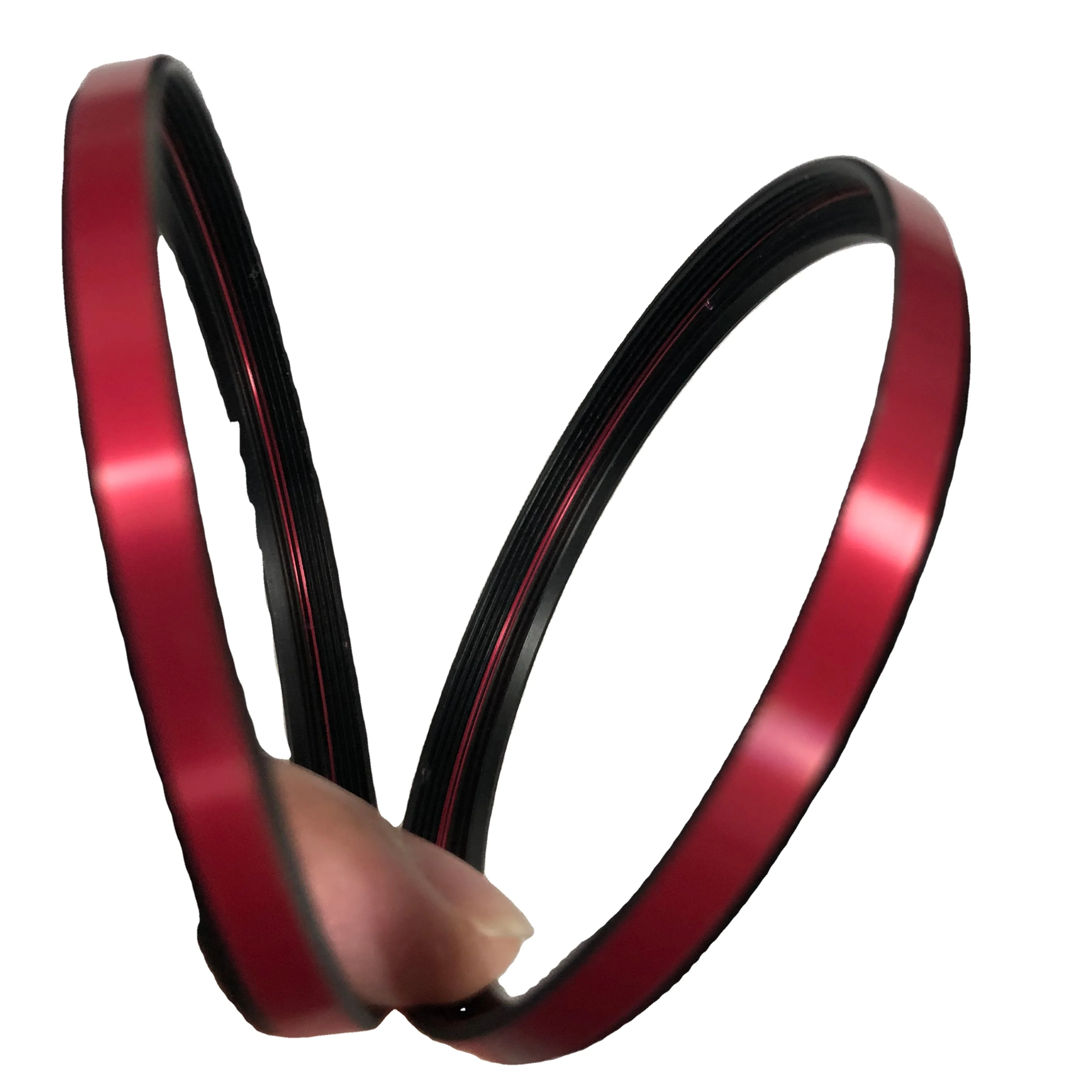 Hardware accessories aluminum alloy CNC machining camera accessories lens ring inner black and outer red two-color lens ring